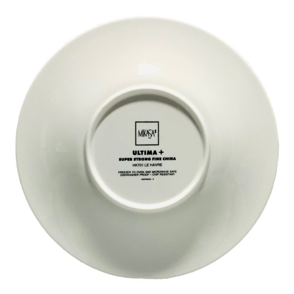 Mikasa Ultima Plus Le Havre Chop Dinnerware Soup Bowl, Salad Plate, Bread Plate - Picture 7 of 9